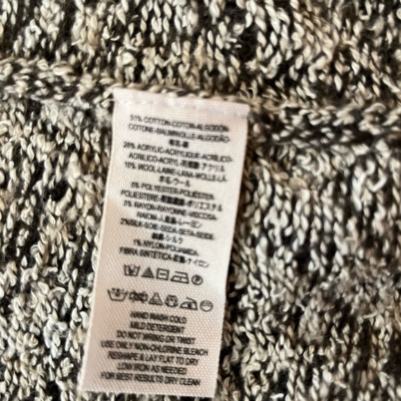 Free People Kai Brown boho hooded tassel floral open front cardigan duster.Small - Picture 8 of 16